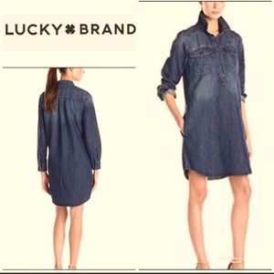 Lucky Brand Tencel Chambray dress - size Small